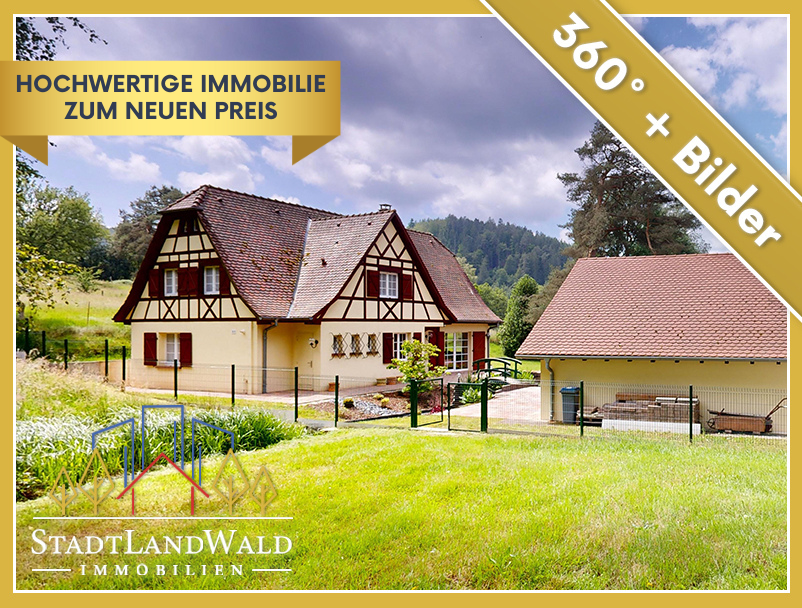 Exklusiver Immobilientraum im Elsass - romantisches Fachwerkhaus am Waldrand