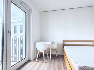Möbliertes Wohnen im Rosensteinquartier: modernes 1-Zimmer-Appartment – Rosensteinstraße, 70191 Stuttgart – Vorschaubild 1