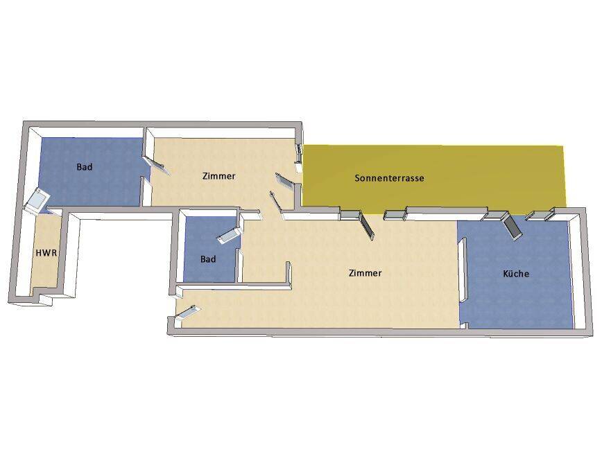 IMMOBERLIN.DE - Top-Citylage! Moderne Erdgeschosswohnung mit ruhiger Terrasse – Berlin – Vorschaubild 9