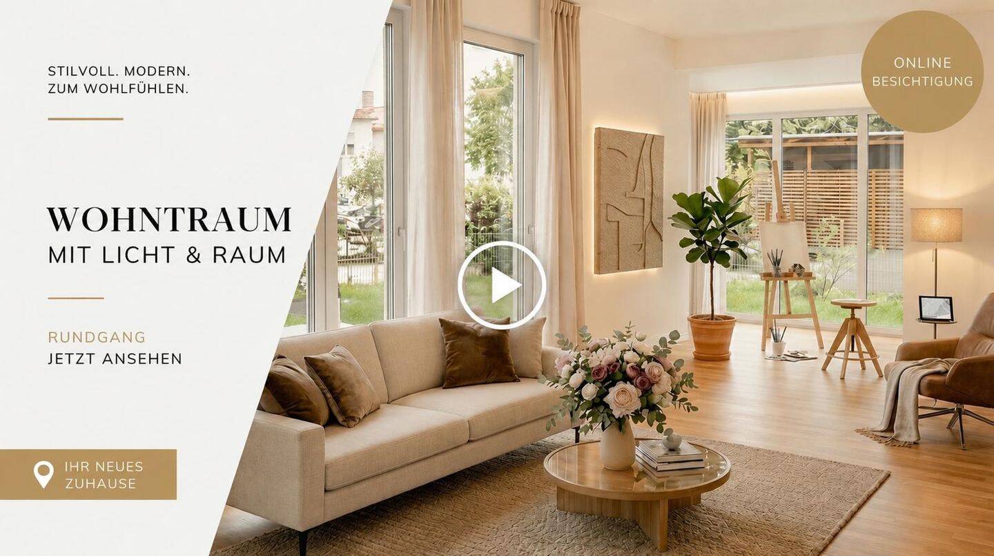 City Lifestyle, EG und UG in ruhiger Oase – Nürnberg – Bild 1 von 9