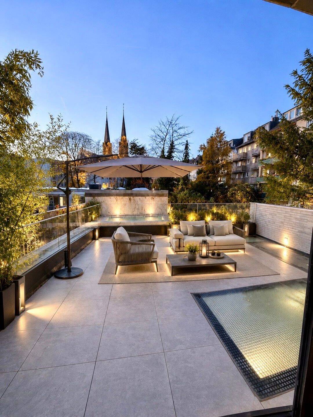 ***Exklusive Maisionettenwohnung (Hochparterre) inkl. Terasse und EBK in Düsseldorf Stadtmitte*** – Düsseldorf – Vorschaubild 6