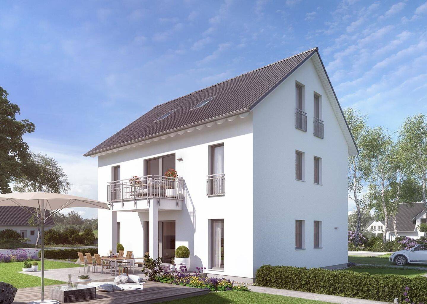 Traumhaus FamilyStyle 25.01S - clever aufgeteilt: kompakt wohnen unten, großzügig leben oben – Pforzheim – Vorschaubild 2