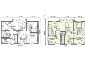 ab Dez. 26 Erstbezug 4-Zimmer Wohnungen mit Garten im Zweifamilienhaus Zur alten Gärtnerei – 4827 Machern – Vorschaubild 2