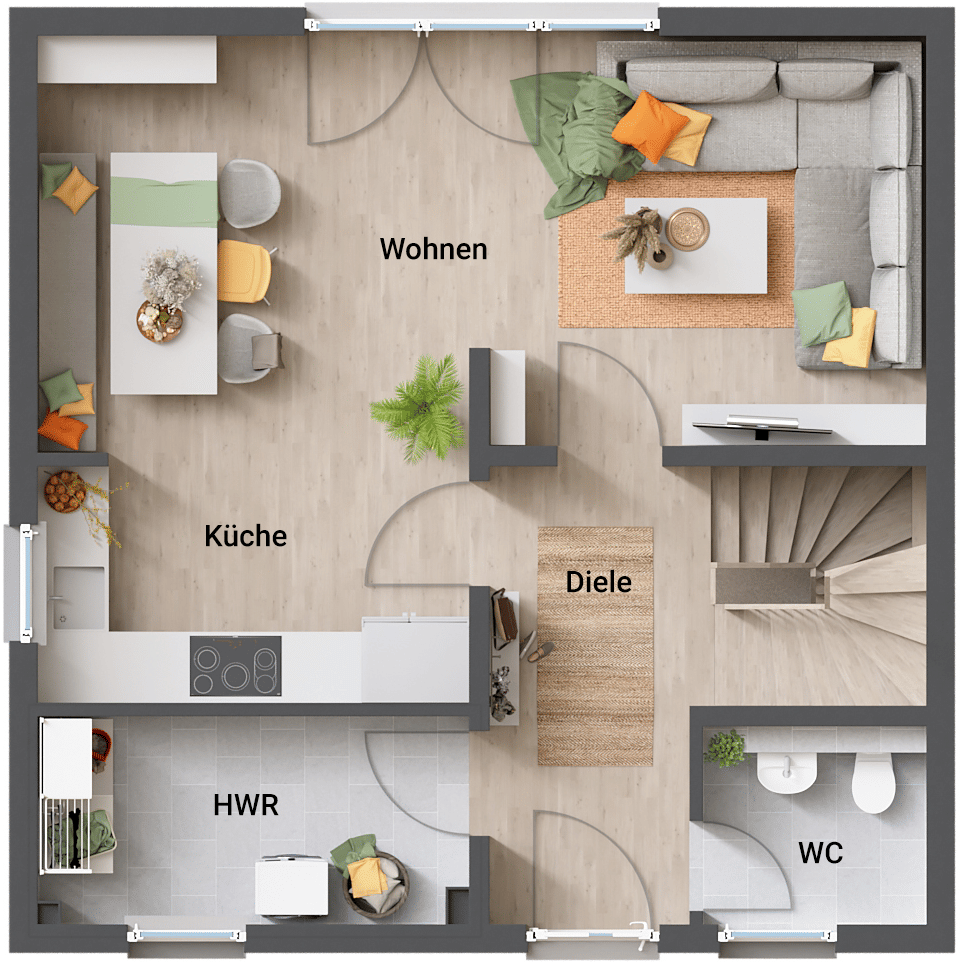 Mit Grundstück: Stadtnahes Wohnen zu mietähnlichen Konditionen! Ihr Town & Country Stadthaus in Salzgitter Lebenstedt – Salzgitter – Vorschaubild 7