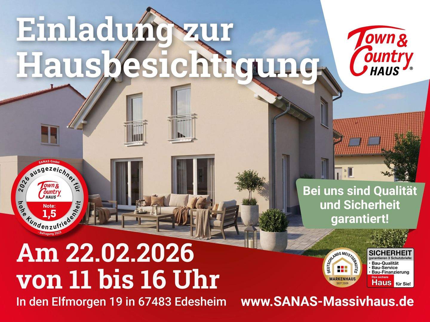 Hausbesichtigung Sonntag 22.02.26 von 11:00 bis 16:00 Uhr – Petersberg – Bild 1 von 9