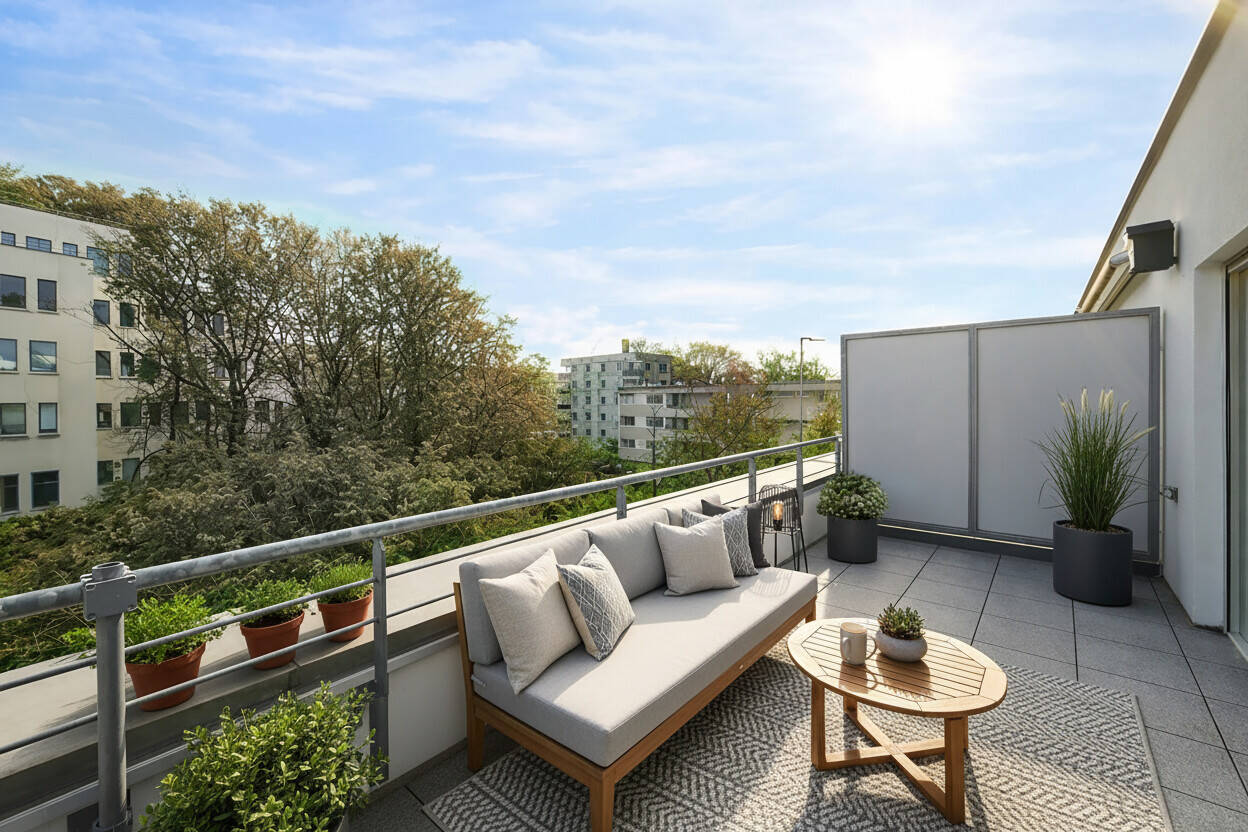 Sonne, Raum und Zuhause - 3 Zimmer mit Süd-Dachterrasse in Moosach und A+ Energieeffizienz – München – Vorschaubild 7