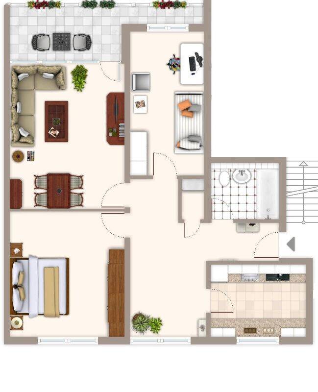 Ihr Neues Zuhausse ! renovierte 3-Zimmer-Wohnung mit Balkon in Wickrath-Mitte – Mönchengladbach – Vorschaubild 2