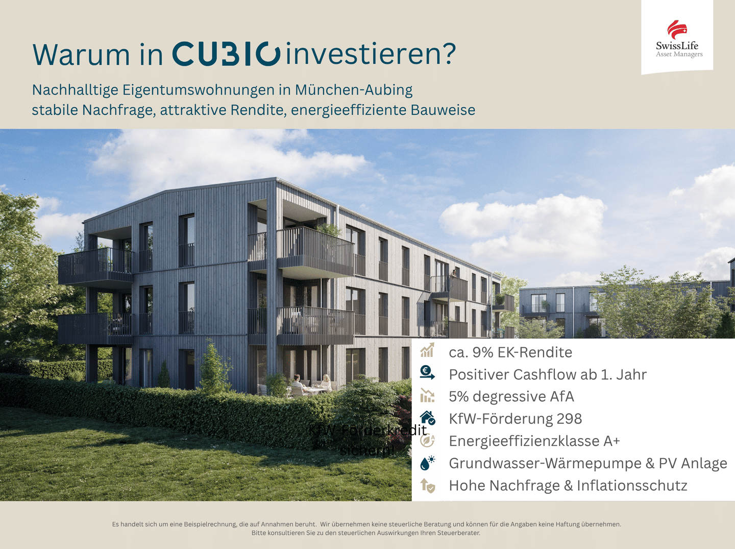 CUBIO | 1,5-Zi. mit Balkon | EH40 | 5 % degressive AfA | München-Aubing – München – Vorschaubild 5