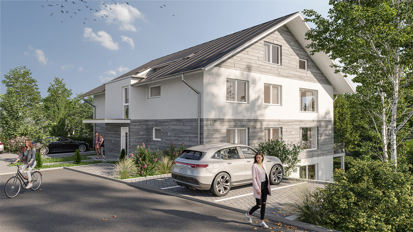 Traumhaus mit Fernblick I KFW-Förderung I Natürlich aus Holz: Helle, wohngesunde 5 bis 8-Zimmer Maisonettewohnung in Singen-Volkertshausen – Volkertshausen – Vorschaubild 6