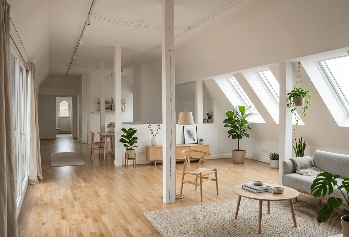 Urbaner Rückzugsort mit Charakter - exklusive Dachgeschosswohnung mit Domblick – Erfurt – Vorschaubild 3