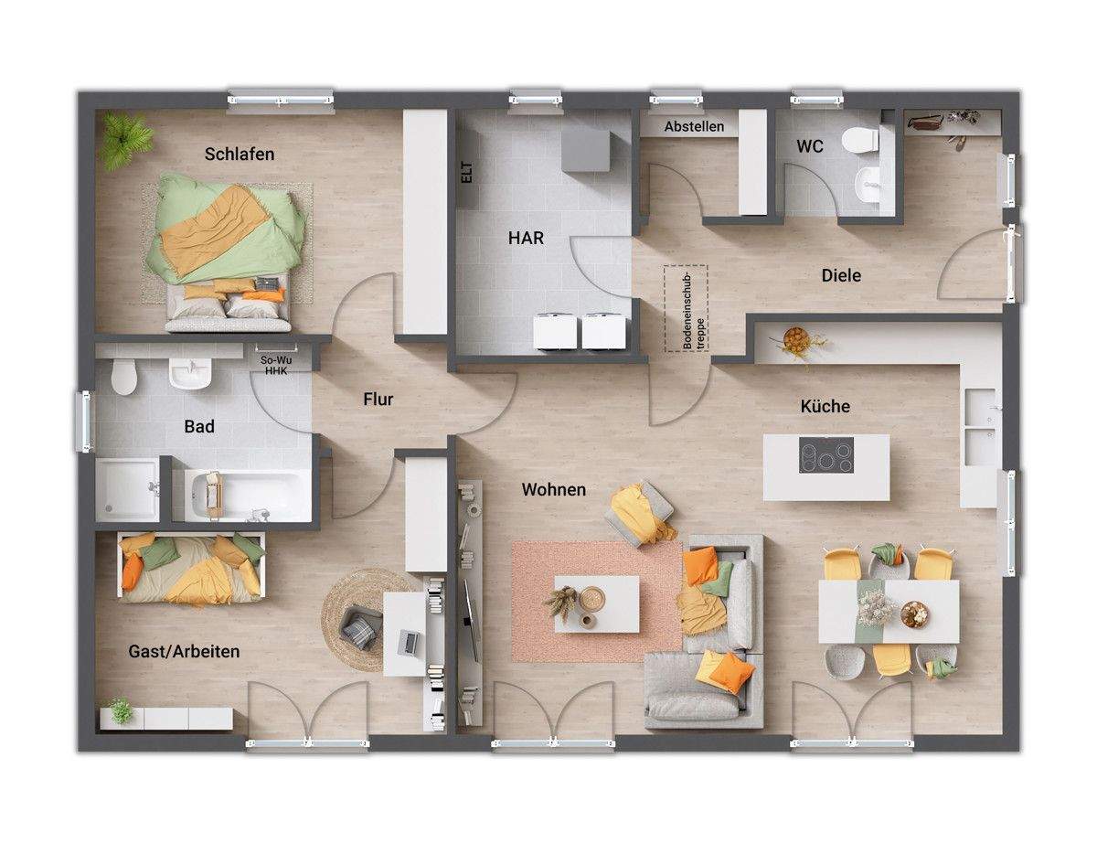 Ihr neues Zuhause mit Wohlfühlfaktor auf einer Ebene! – Hochstadt am Main – Vorschaubild 5