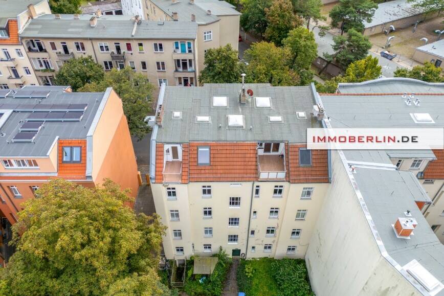 IMMOBERLIN.DE - Große 3-Zimmer-Wohnung mit hellem Ambiente, Sonnenterrasse und Teilungsoption – Berlin – Vorschaubild 2