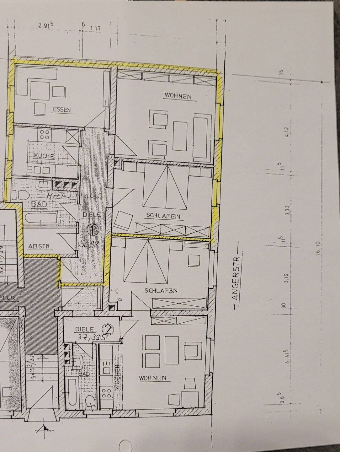 Sanierte 3-Zimmerwohnung im EG in der Nürnberger Südstadt - Provisionsfrei – Nürnberg – Vorschaubild 9