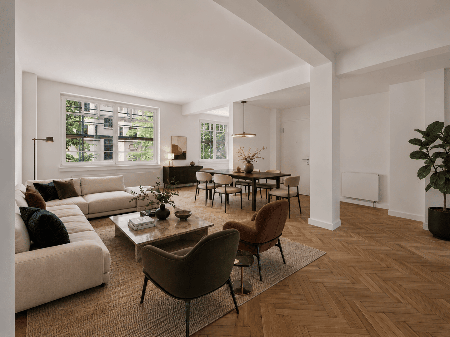 Altbau wie neu - ca. 90 m² stilvoll saniert – Düsseldorf – Bild 1 von 9