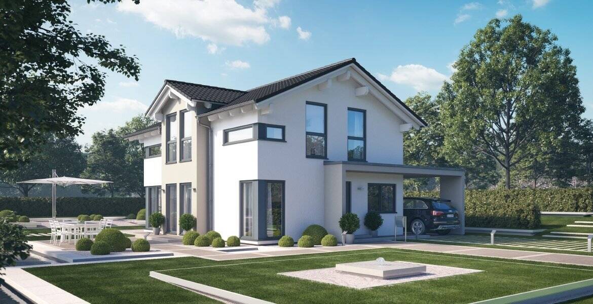 Neubau: Einfamilienhaus mit Keller, incl. Grundstück. – Oberharmersbach – Bild 1 von 6