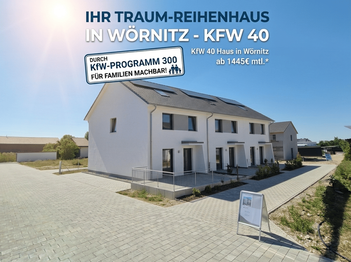 Haus steht in 91637 Wörnitz Programm 300/Familien - Rate nahezu Miete - aber Eigentümer!
