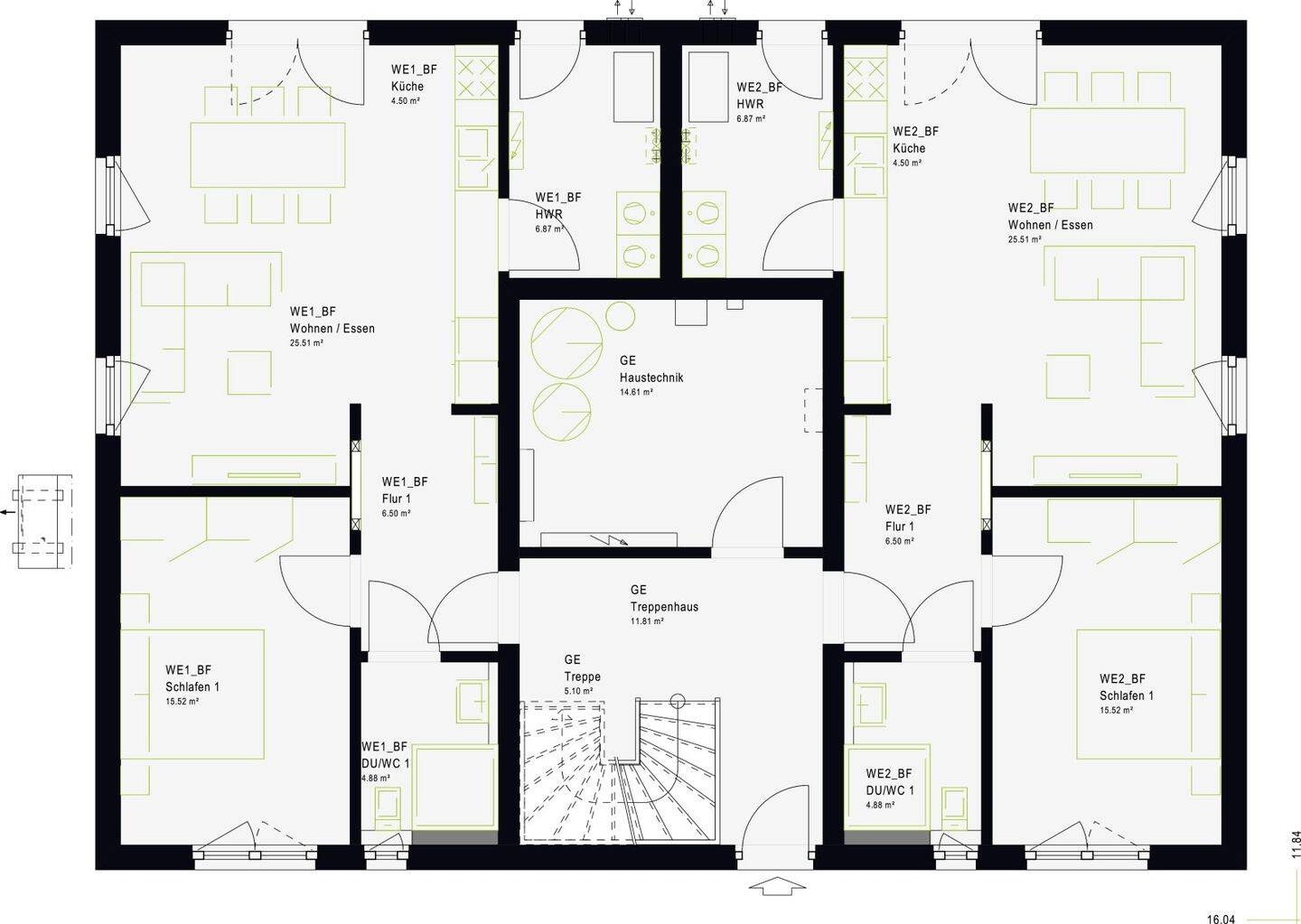 Doppelhaus für 2 Familien – Riedstadt – Vorschaubild 5