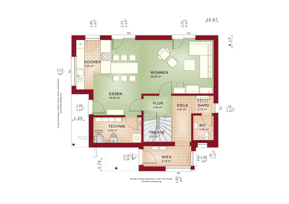 Mit Liebe zum Detail- Bauen Sie mit Bien Zenker IHR TRAUMHAUS inkl. BAUGRUNDSTÜCK in TOP LAGE!! – Sprendlingen – Bild 1 von 9