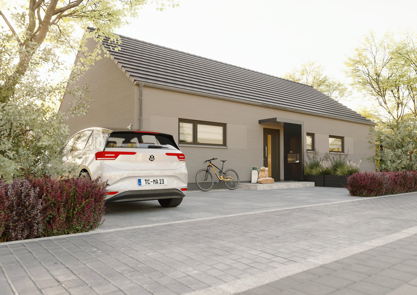 Moderner Bungalow mit überdachter Terrasse. – Rheda-Wiedenbrück – Vorschaubild 2