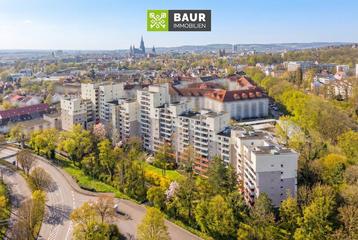 360° | Vermietete 1-Zimmer Wohnung mit Münsterblick in Ulm-Ost! – Ulm – Vorschaubild 2