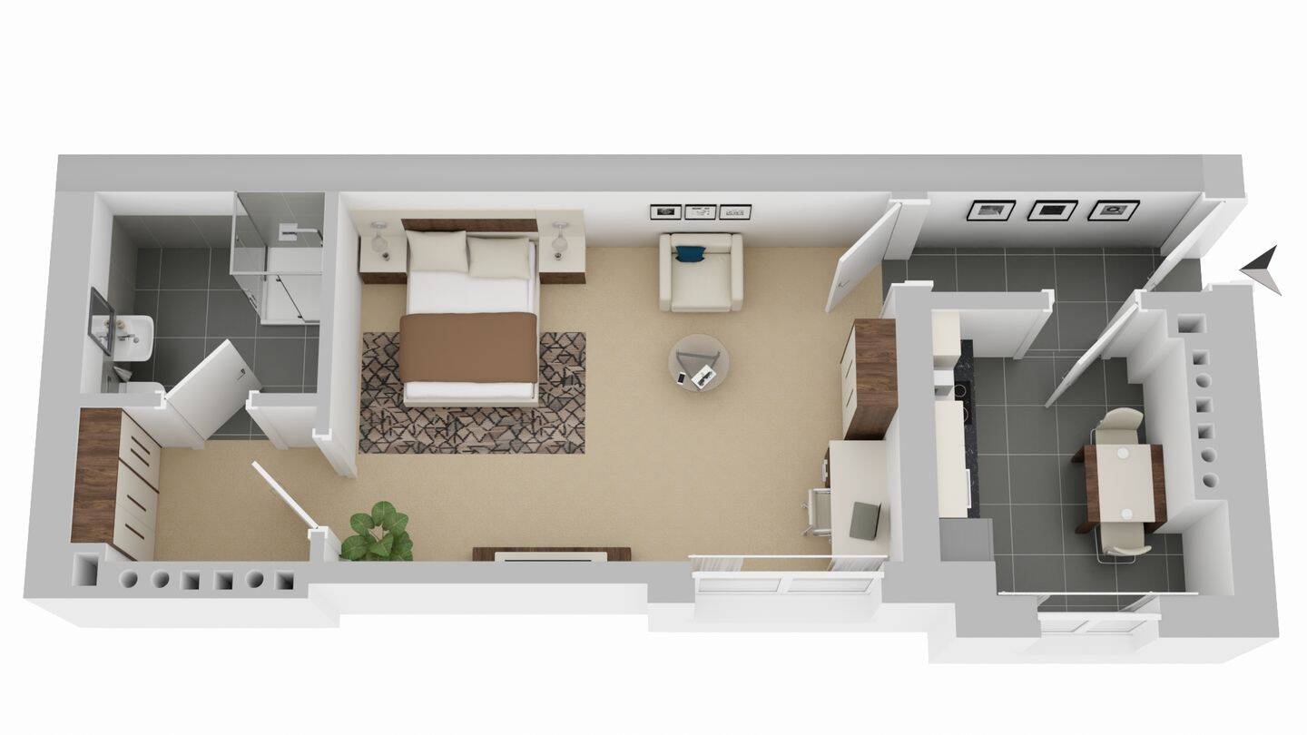 1-Zimmer-Wohnung in Kreuzberger Best-Lage, Bezugsfrei! – Berlin – Bild 1 von 9