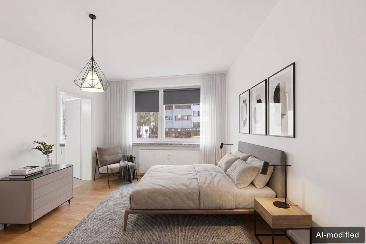 Zentrale Wohnung in Hohenfelde: Perfekt für Singles & Paare – 22087 Hamburg – Bild 1 von 9