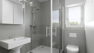 Ingolstadt - moderne 2-Zimmer OG-Wohnung mit Balkon, KfW 40 EH QNG, 10 % AfA, Soner-AfA – 85055 Ingolstadt – Vorschaubild 9