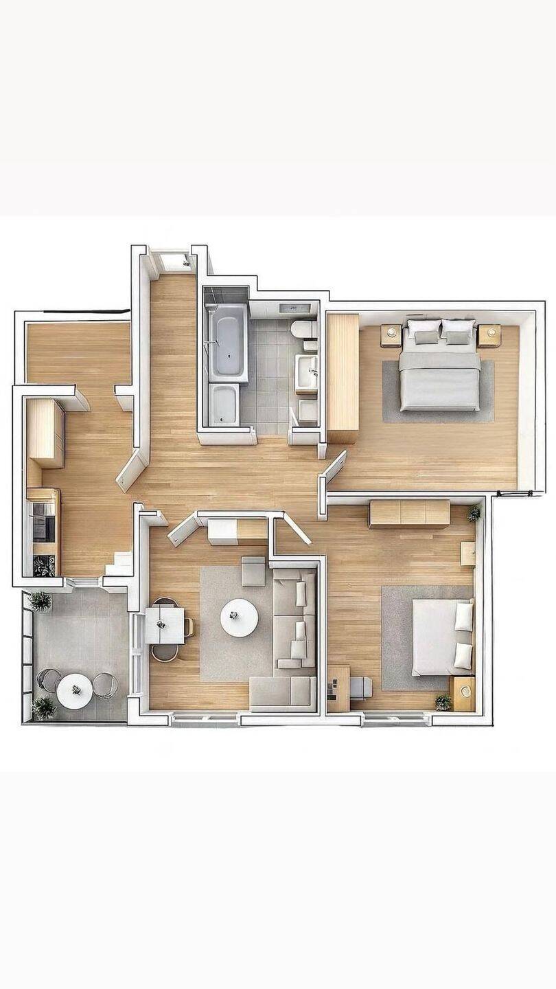 Erstbezug nach Sanierung provisionsfreie 3-Zimmer-Wohnung mit Balkon und TG-Stellplatz – Regensburg – Bild 1 von 9