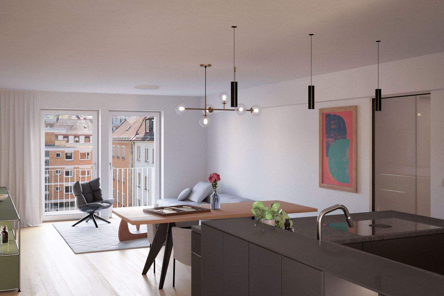 ALTES UMSPANNWERK 3 Zimmer Wohnung – Würzburg – Vorschaubild 2