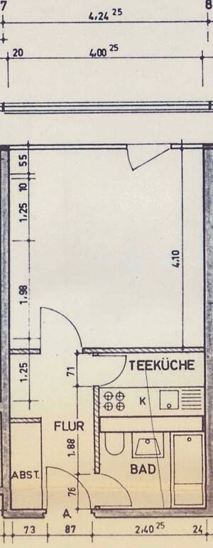 1 Zimmer Apartment, grandiose Aussicht in Mülheim Ruhr – 45468 Mülheim an der Ruhr – Vorschaubild 2