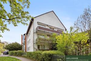 Großzügige 3-Zimmerwohnung mit großem Balkon und Einbauküche.
