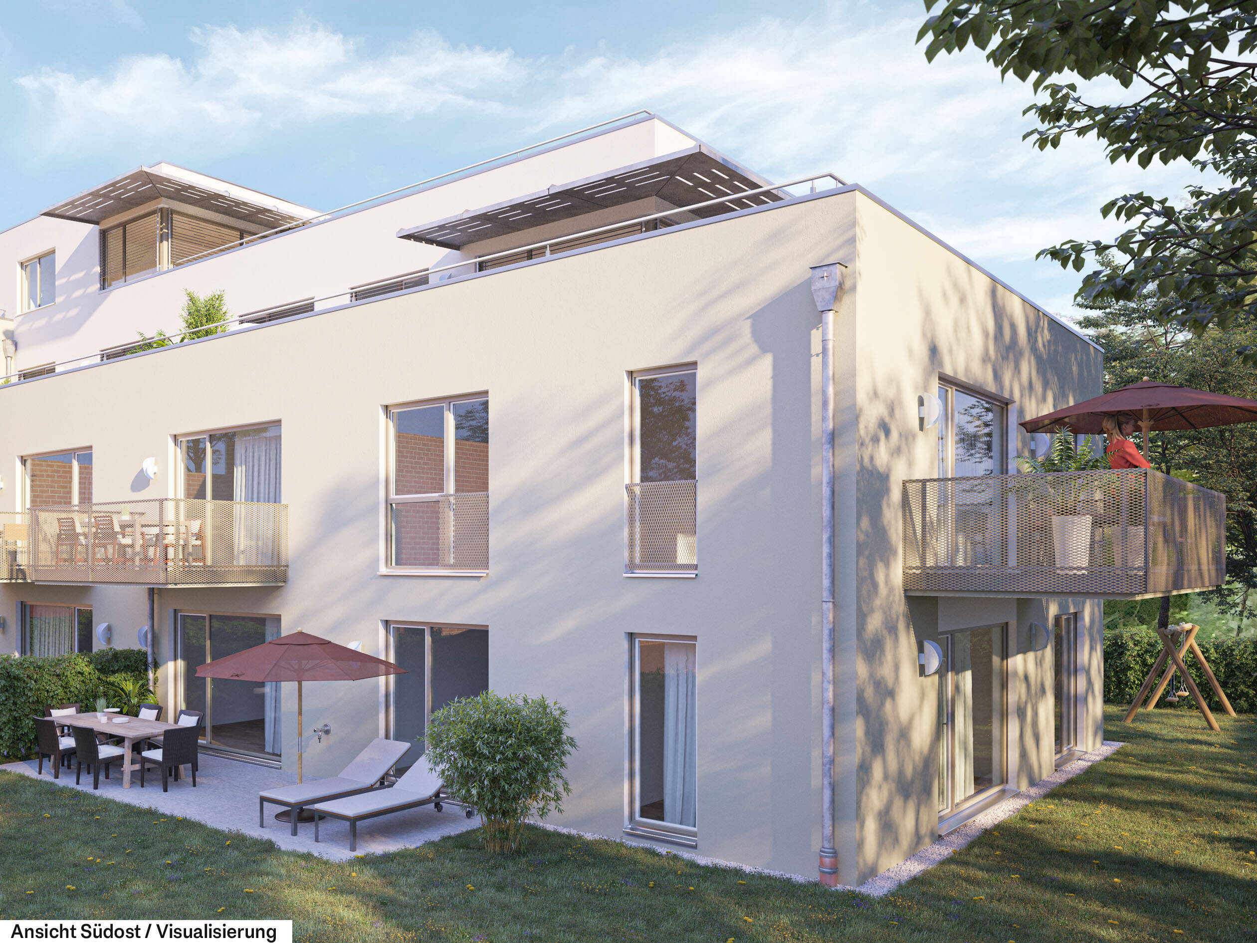 ERSTBEZUG Sonnige 3-Zimmerwohnung mit 2 Bädern in zentraler Lage Rosenheims – Rosenheim – Vorschaubild 3
