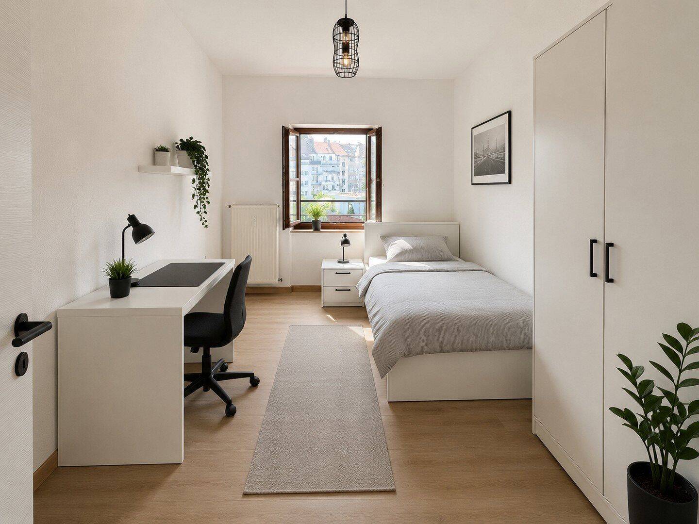 Möbliertes 20 m² Zimmer in Düsseldorf-Stadtmitte - ruhig & hochwertig