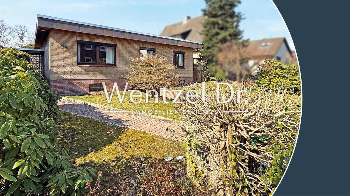 ERBBAURECHT! Charmanter Bungalow mit großem Grundstück in ruhiger Lage – Hamburg – Bild 1 von 9