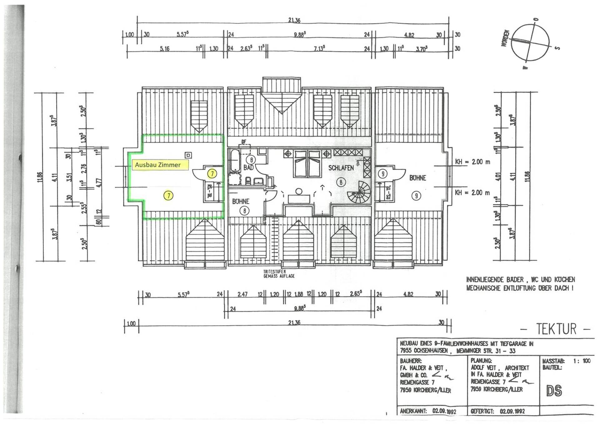 Dachgeschosswohnung in 88416 Ochsenhausen mit 76,98 m² kaufen