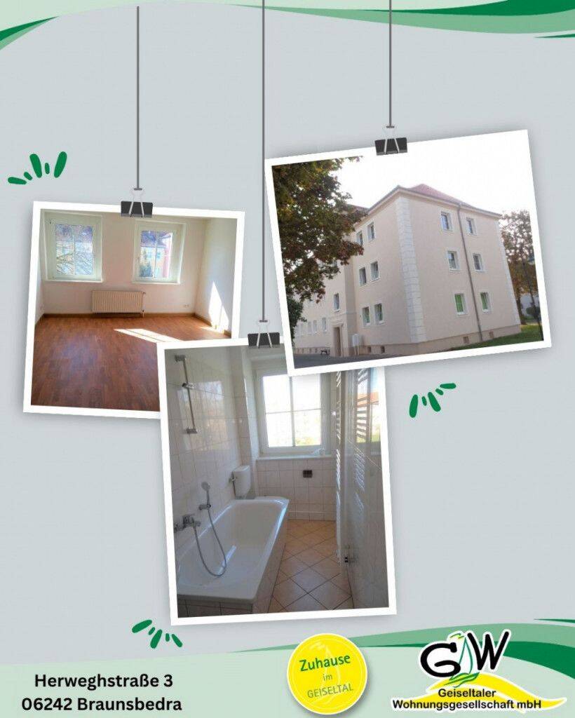Wohnen im Geiseltal - 3-Raum-Wohnung