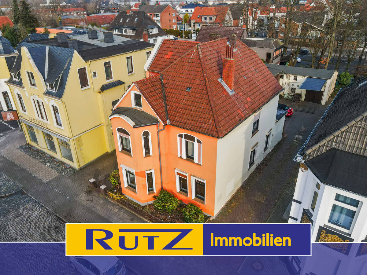 Delmenhorst-Stadtmitte |Mehrfamilienhaus mit zwei Wohneinheiten und Ausbaureserve in Innenstadtlage – Delmenhorst – Bild 1 von 9