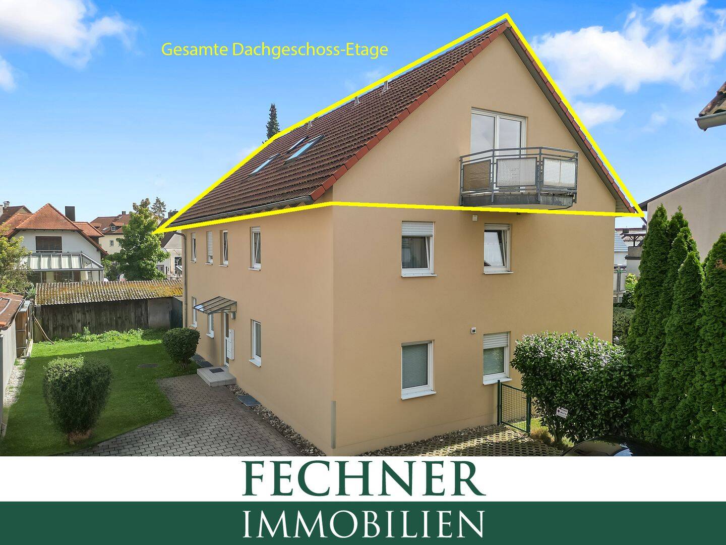 Dachgeschosswohnung in zentrumsnaher Lage des Ingolstädter Südosten inkl. TG-Stellplatz und EBK! – Ingolstadt – Bild 1 von 9