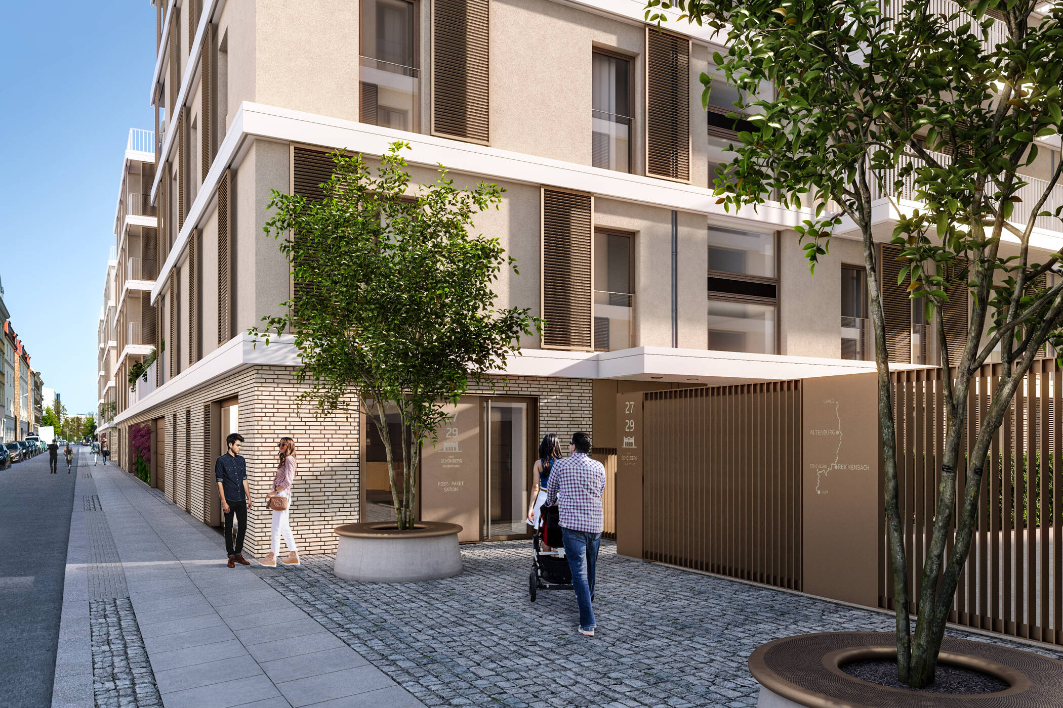 Erstbezug - Wohnung Richtung Park mit Terrasse, Garten & 2 Bädern – Leipzig – Vorschaubild 7