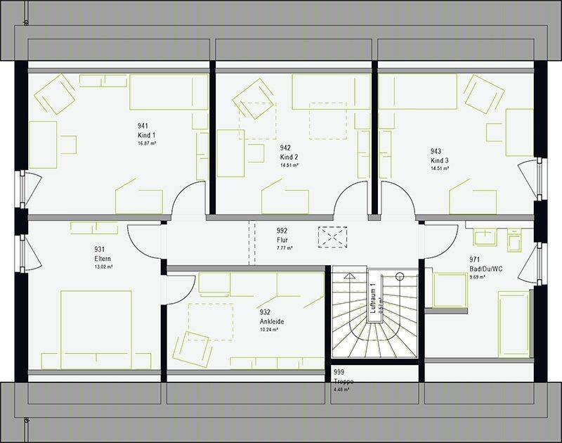 Villa in WOB Stadt in Traumlage - bauen mit massa Haus – Wolfsburg – Vorschaubild 4