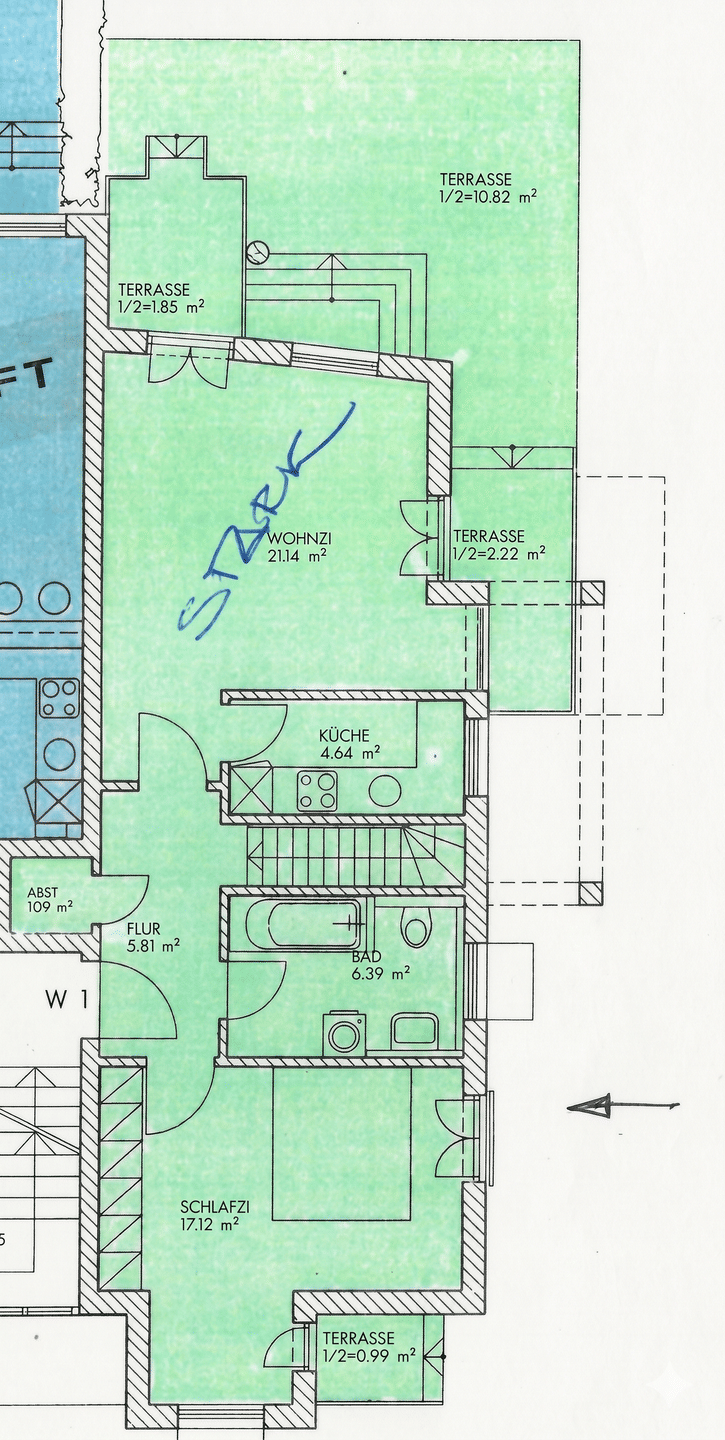 Wohnen wie im Haus: 3-Zimmer-Gartenwohnung mit großer Terrasse in Grünau – Berlin – Vorschaubild 7