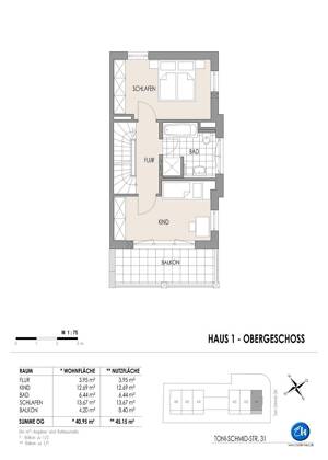 Neubau gut geschnittenes Eck-Stadthaus - schlüsselfertig!- realgeteilt – 81825 München – Vorschaubild 7