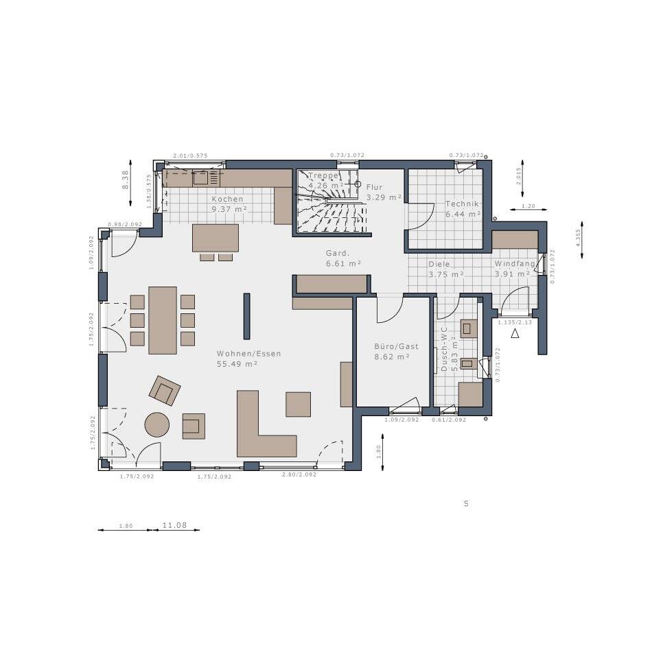 Hofheim-Lorsbach / individuell planbarer Neubau (mit FESTPREIS u. verbindlicher Terminschiene) – Hofheim am Taunus – Vorschaubild 2