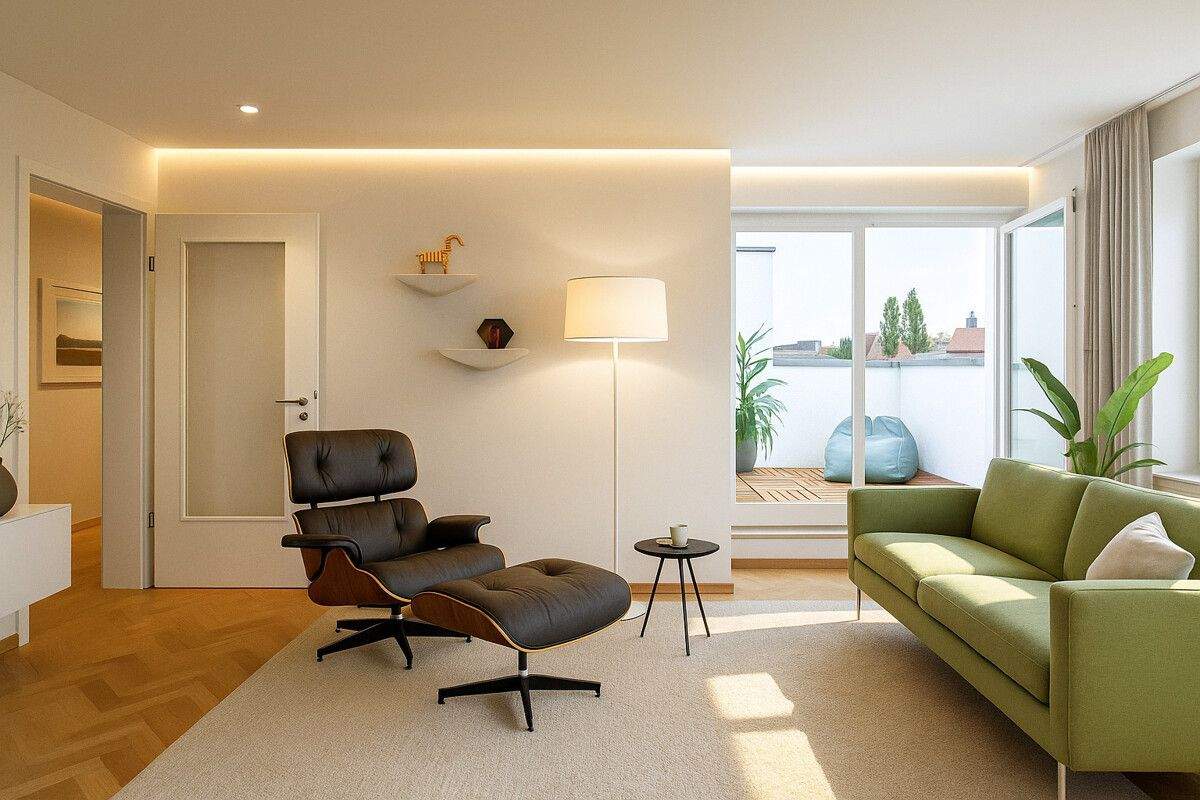 Reduziert! 2 Zimmer/ 2 Terrassen Dachgeschosstraum mit Aufzug nahe Florakiez – Berlin – Vorschaubild 8