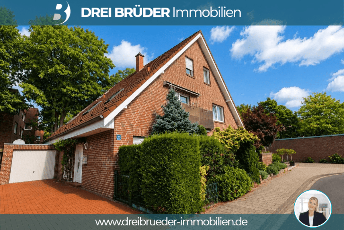 Charmante Doppelhaushälfte mit Terrasse und Garage – 48161 Münster – Bild 1 von 9