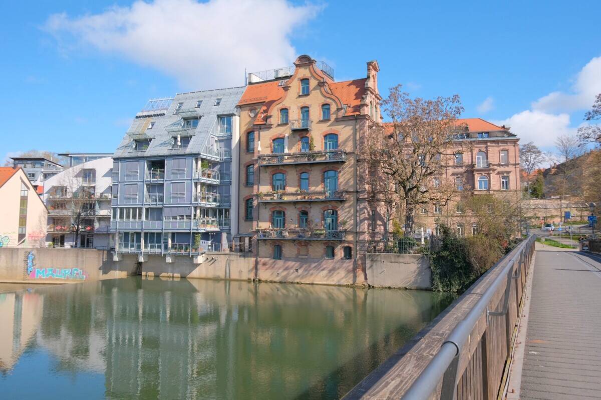 Für Individualisten: Galeriewohnung mit Balkon, Patio + 360°-Dachterrasse direkt an der Pegnitz – Nürnberg – Vorschaubild 7