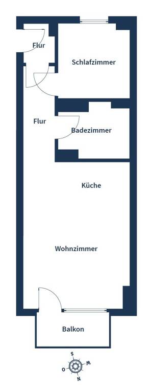 Fantastische 2-Zimmer-Wohnung - S-West "Bismarckplatz" - 5. OG mit Aufzug - neuwertiger Zustand – 70197 Stuttgart – Vorschaubild 9