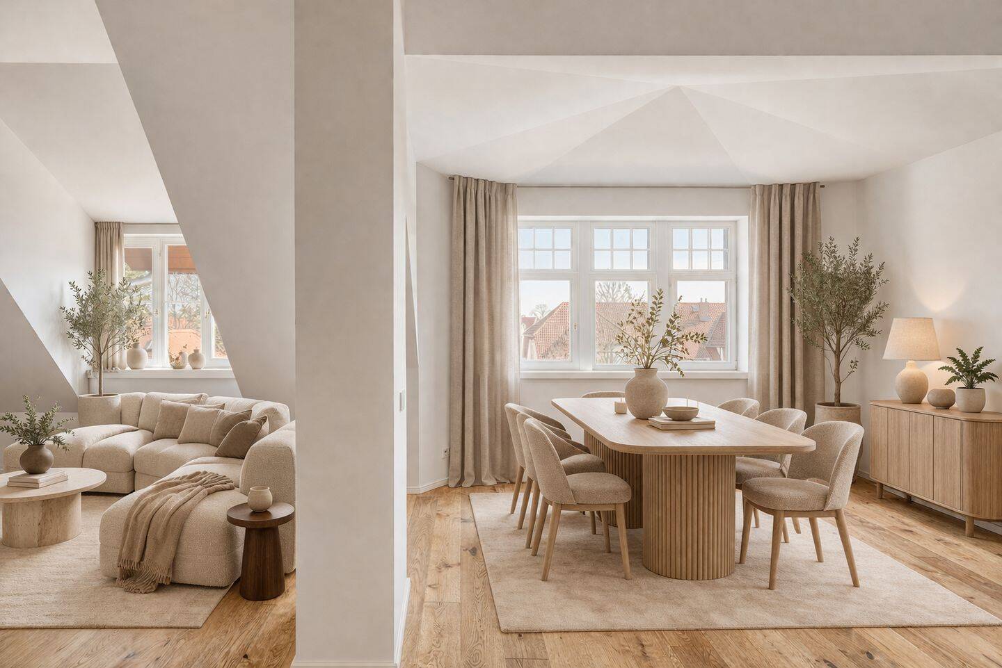 Liebevolle Dachgeschoss-Maisonette im kernsanierten Altbau