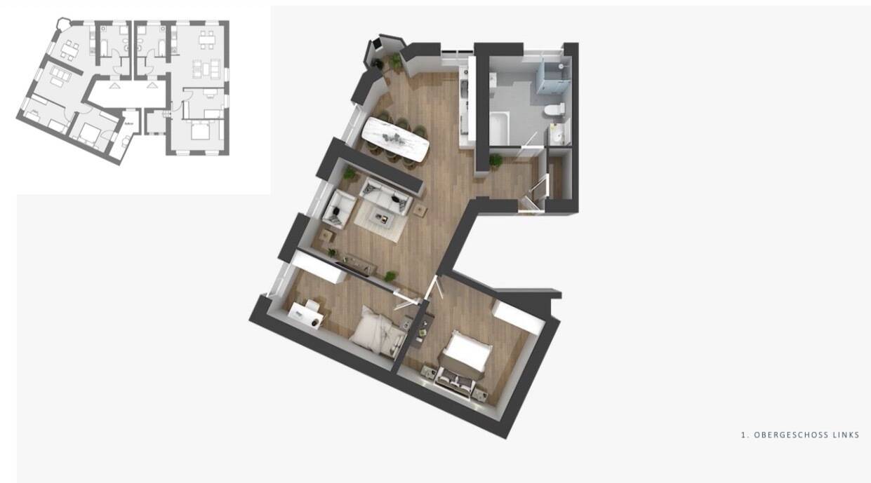 Kernsaniertes Mehrfamilienhaus auf Neubau-Niveau - kurzfristig fertigstellbar und ca. 113.000 € Jahres – Duisburg – Vorschaubild 8