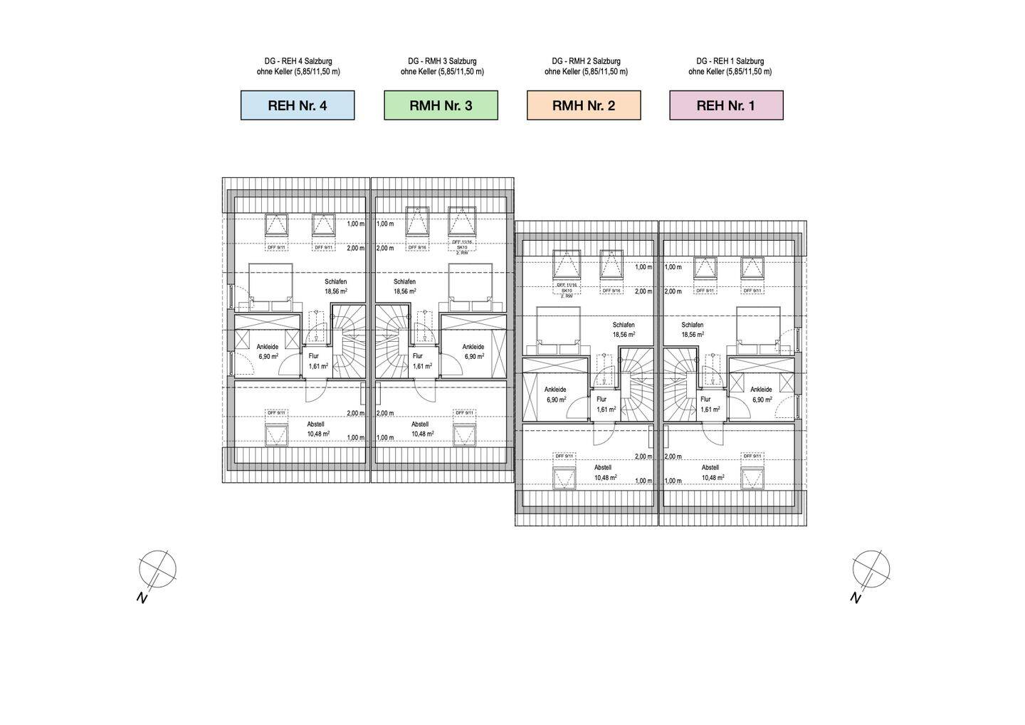 Neubau Fasangarten: Reiheneckhaus in massiver Bauweise | TOP LAGE | S-Bahn Nähe | Baupreis sichern.. – München – Vorschaubild 9